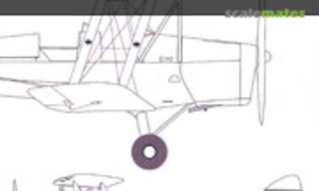 1:72 de Havilland DH.82 Tiger Moth Stencils (H-Models Decals HMD72051) HMD72051