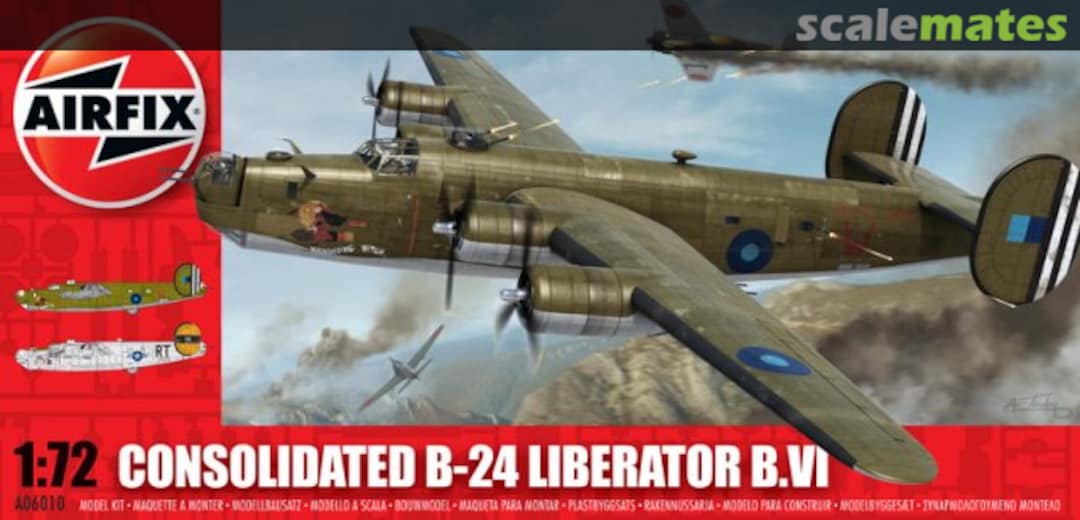 Boxart Consolidated B-24 Liberator B.VI A06010 Airfix Boxart Consolidated B-24 Liberator B.VI A06010 Airfix