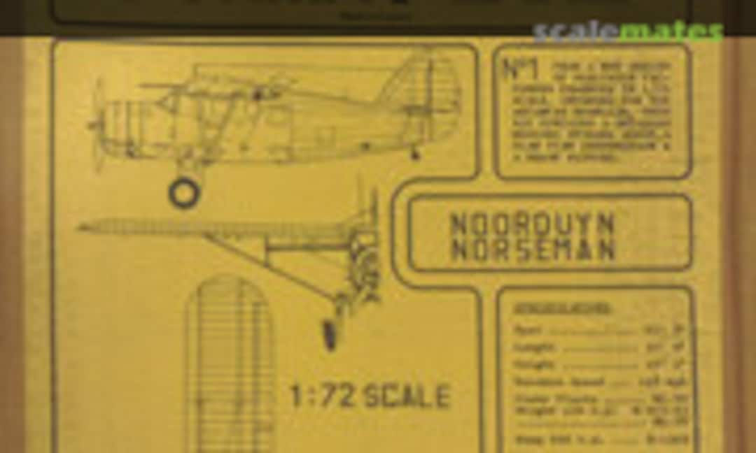 1:72 Noorduyn Norseman (Formaplane 1)