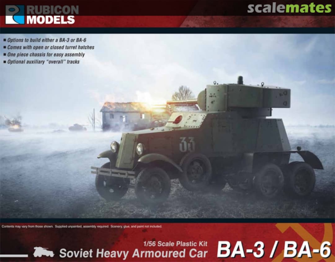 Boxart BA-3 / BA-6 280084 Rubicon Models Boxart BA-3 / BA-6 280084 Rubicon Models