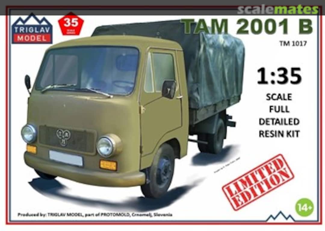 Boxart TAM 2001 B TM1017 Triglav model Boxart TAM 2001 B TM1017 Triglav model