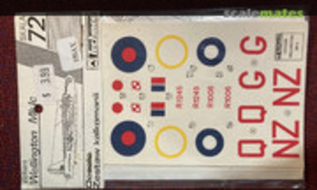 1:72 Vickers Wellington Mk.Ic (Techmod 7237) 7237