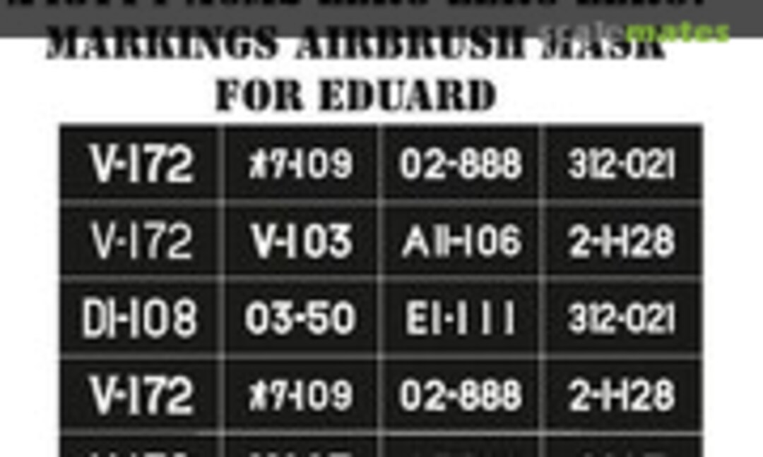 1:48 A6M2 Zero Zero Zero! Markings Airbrush Mask (MH Models X48114) X48114