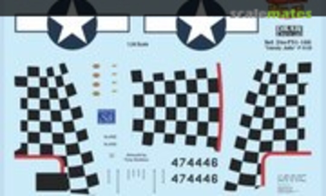 1:24 “Unruly Julie” P-51D (Draw Decal 24-P51-166) 24-P51-166