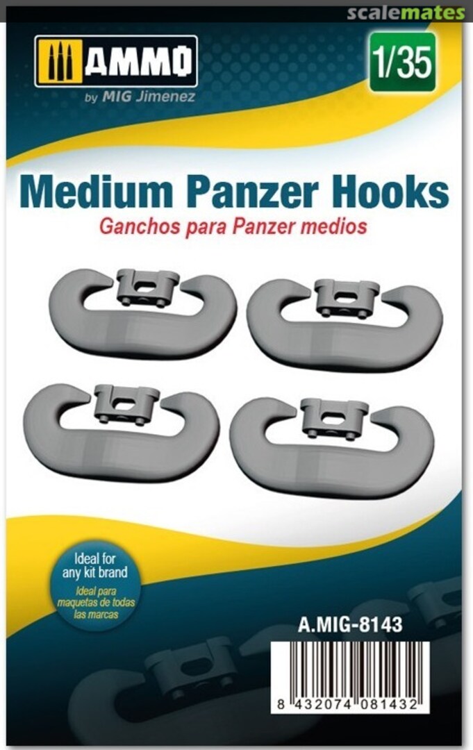 Boxart Medium Panzer Hooks A.MIG-8143 Ammo by Mig Jimenez
