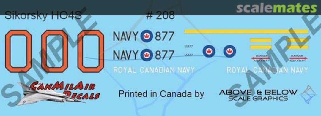 Boxart Sikorsky HO4S-3 Seahorse 208 Above & Below Graphics Boxart Sikorsky HO4S-3 Seahorse 208 Above & Below Graphics