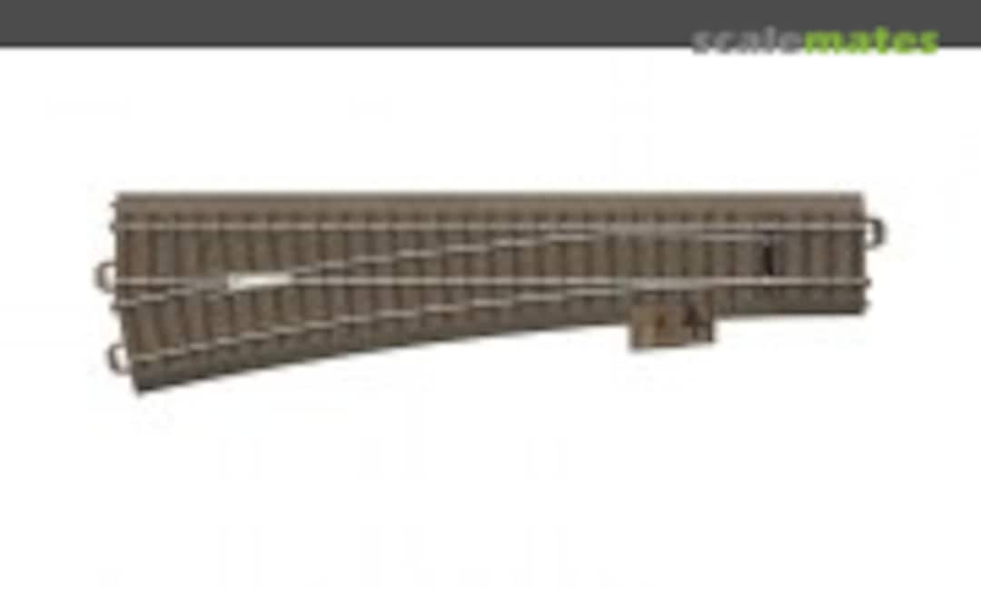 Schlanke Weiche links Länge 236,1 mm (Trix 62711)