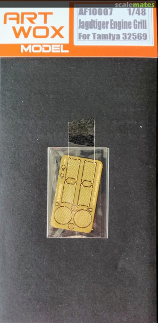 Boxart German Jagdtiger Engine Grill for Tamiya kit #32569 (1 Photo-Etched Sheet) AWAF10007 ArtwoxModel Boxart German Jagdtiger Engine Grill for Tamiya kit #32569 (1 Photo-Etched Sheet) AWAF10007 ArtwoxModel