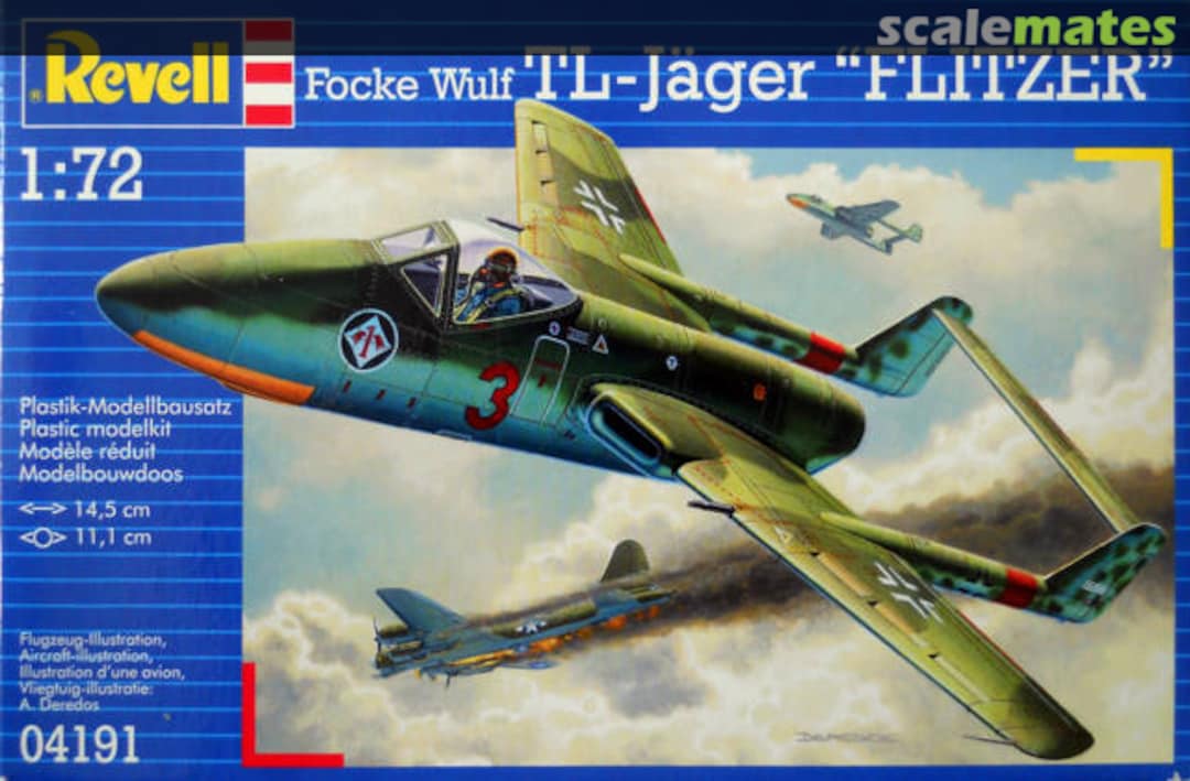 Boxart Focke Wulf TL-Jäger "Flitzer" 04191 Revell Boxart Focke Wulf TL-Jäger "Flitzer" 04191 Revell