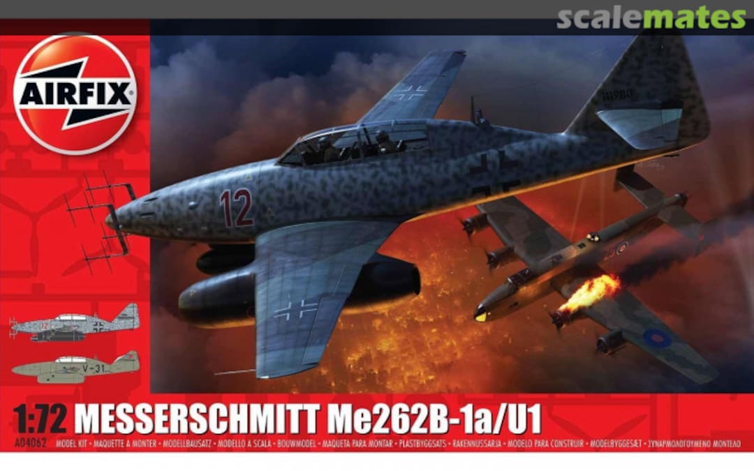 Boxart Messerschmitt Me 262B-1a/U1 A04062 Airfix Boxart Messerschmitt Me 262B-1a/U1 A04062 Airfix