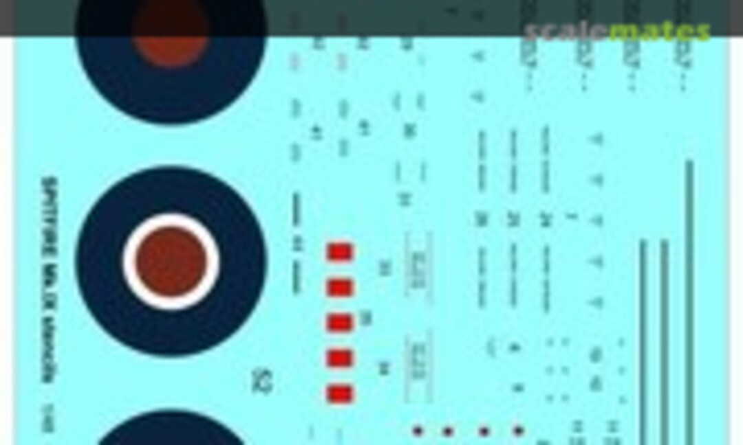 1:48 Supermarine Spitfire Mk.IXc/Mk.IXe - Stencils (HGW Models 248049) 248049