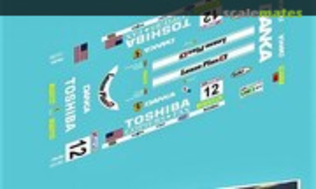 1:43 Ferrari 333 SP #018 "TOSHIBA" (Atalaya Slot Decals ADLM59) ADLM59