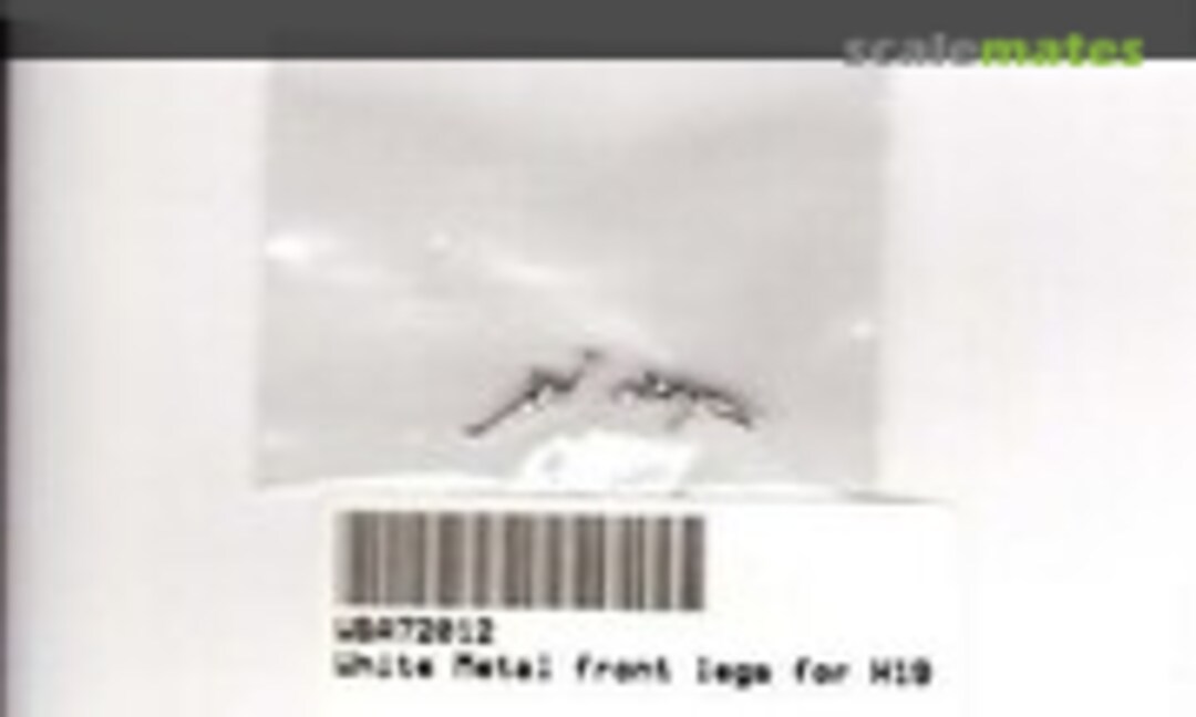 1:72 Front undercariage legs (Whirlybits WBA72012) WBA72012