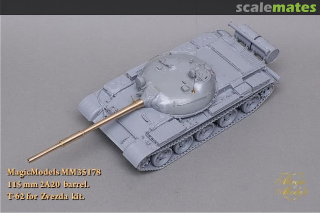 Boxart 115 mm 2A20 barrel T-62 MM35178 Magic Models Boxart 115 mm 2A20 barrel T-62 MM35178 Magic Models