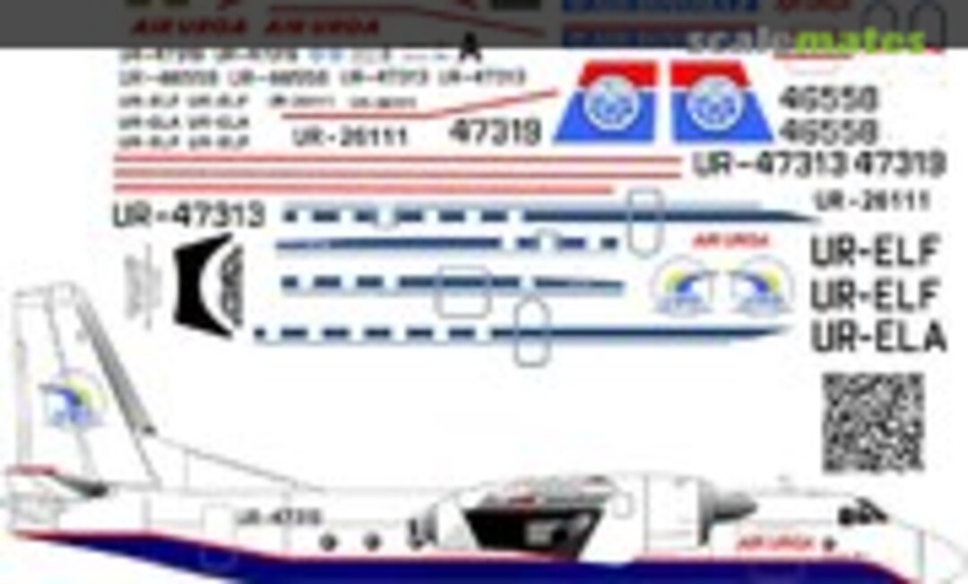 1:72 Antonov An-24, An-26 AIR URGA decals (BSmodelle BSM720379) BSM720379