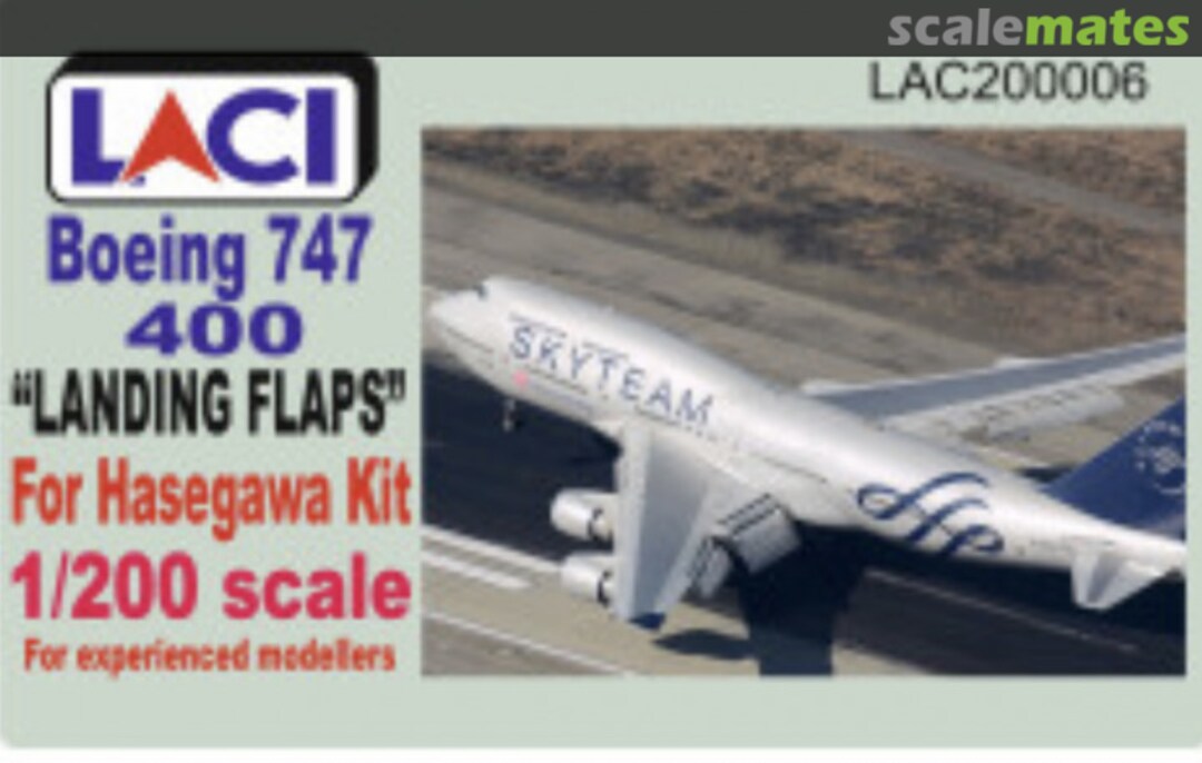Boxart LACI 1/200 747-400 Landing Flaps LAC200006 LACI Boxart LACI 1/200 747-400 Landing Flaps LAC200006 LACI