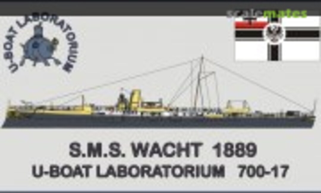 1:700 S.M.S Wacht 1889 (U-Boat-Laboratorium 700-17) 700-17