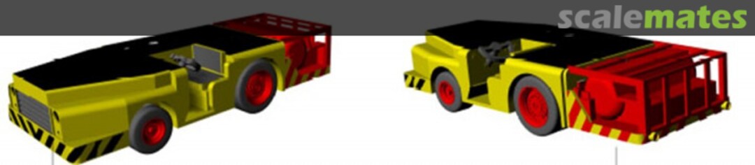 Boxart MD-3 Fire Tractor - 3D printed (4 pcs) 3D700207 L'Arsenal Boxart MD-3 Fire Tractor - 3D printed (4 pcs) 3D700207 L'Arsenal