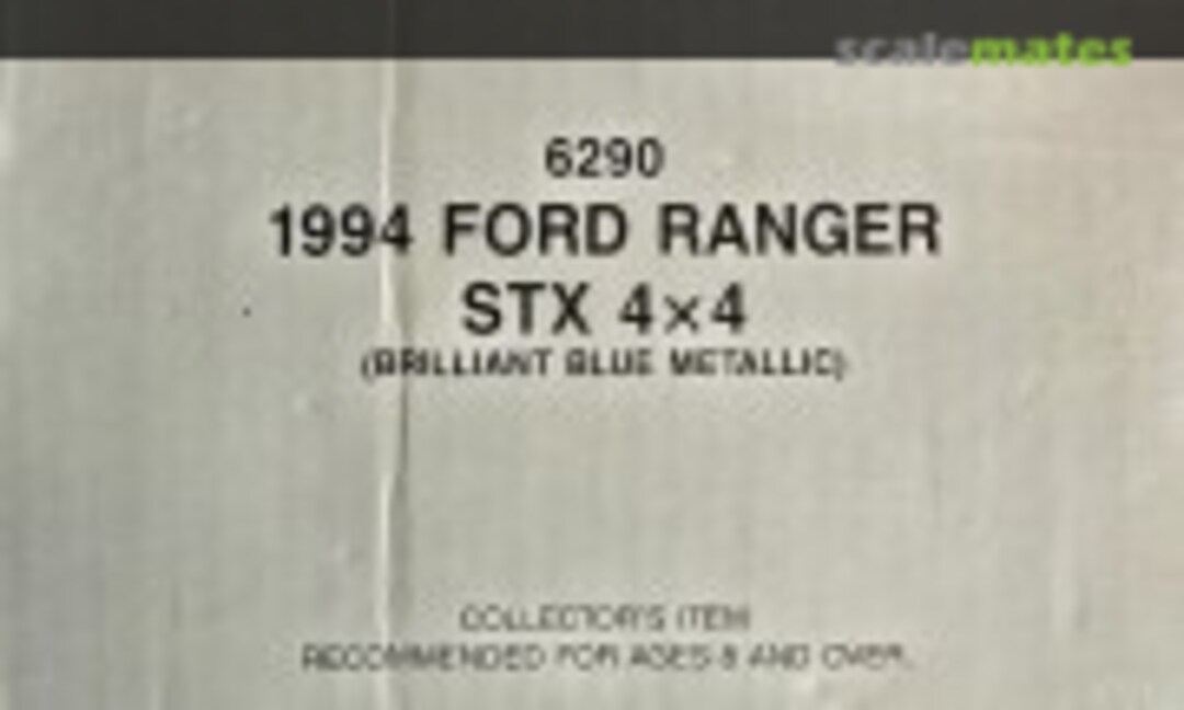 1:25 1994 Ford Ranger STX 4x4 (AMT/ERTL 6290)