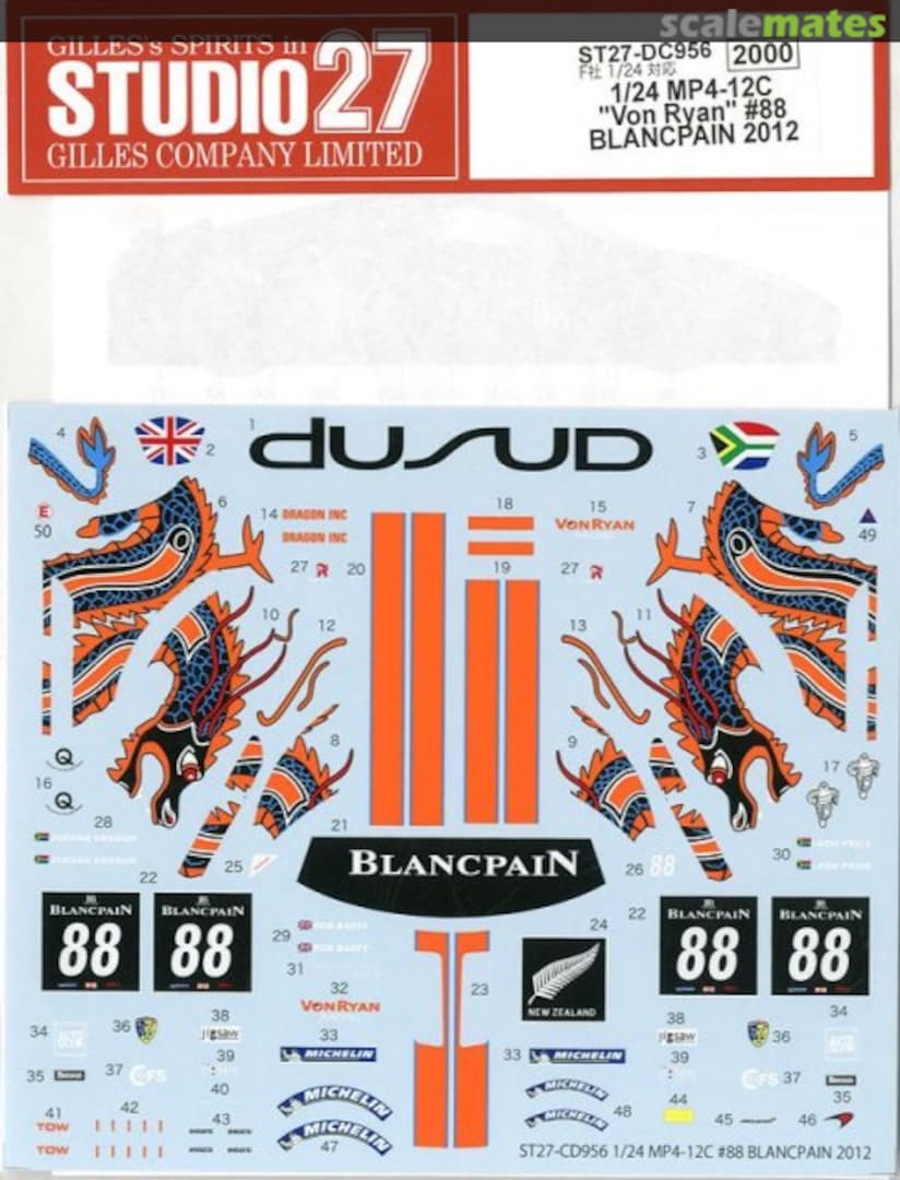 Boxart McLaren MP4-12C ST27-DC956 Studio27
