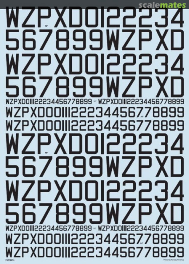 Boxart Black Vickers Valiant serial decal FSD72-014 Freightdog Models Boxart Black Vickers Valiant serial decal FSD72-014 Freightdog Models