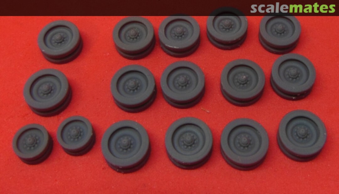 Boxart Wheels for M109, late S72575 OKB Grigorov Boxart Wheels for M109, late S72575 OKB Grigorov