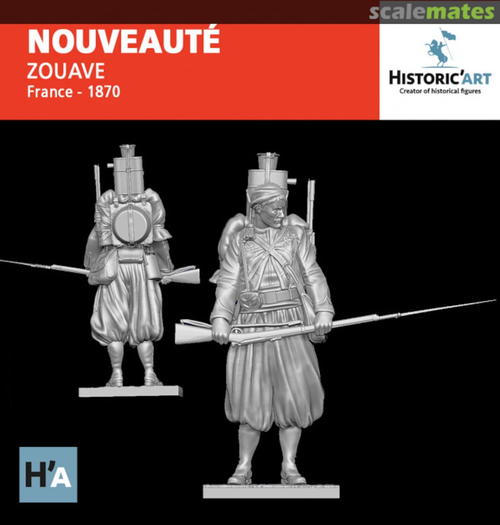 Boxart Zouave 1870 (inspiré du tableau de Paul-Louis-Narcisse Grolleron) HA-P002 Cop Project Boxart Zouave 1870 (inspiré du tableau de Paul-Louis-Narcisse Grolleron) HA-P002 Cop Project