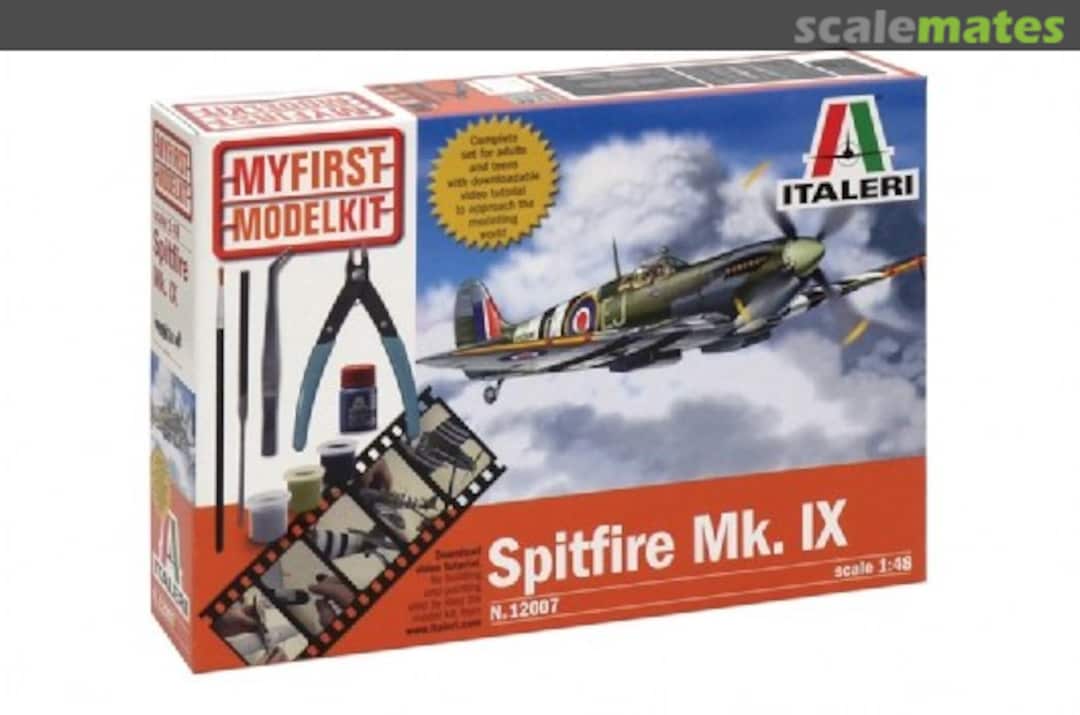 Boxart Spitfire Mk. lX 12007 Italeri Boxart Spitfire Mk. lX 12007 Italeri