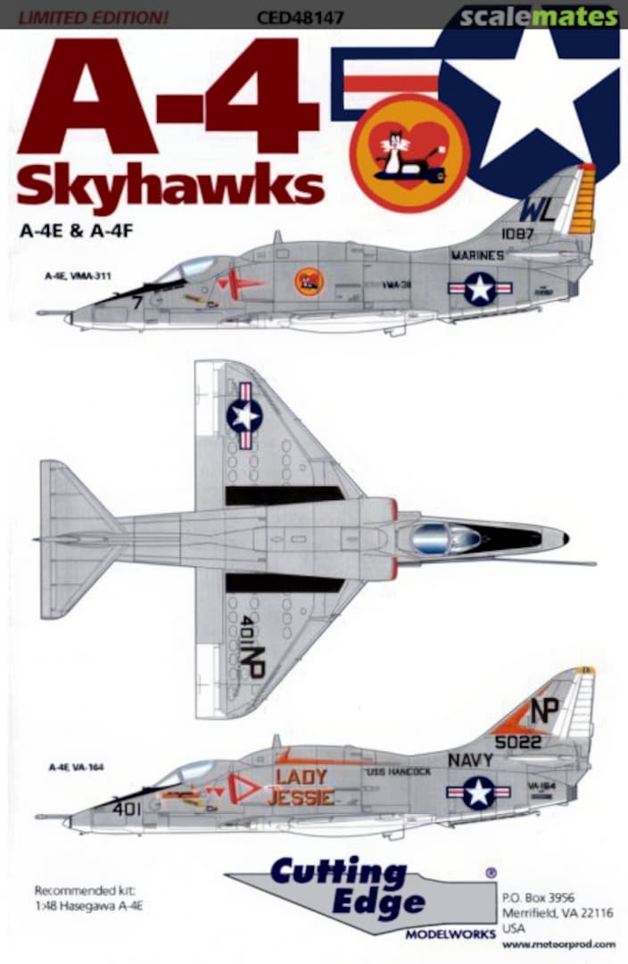 Boxart A-4 Skyhawks CED48147 Cutting Edge Modelworks Boxart A-4 Skyhawks CED48147 Cutting Edge Modelworks