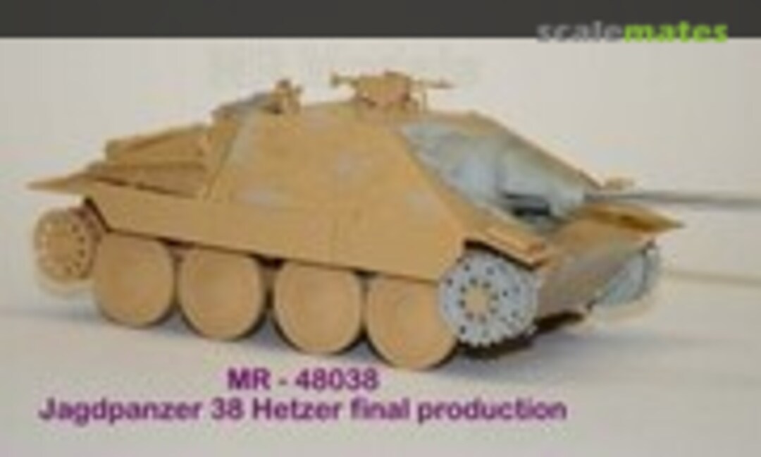 1:48 Jagdpanzer 38 Hetzer final production Conversion Kit -Tamiya- (MR Modellbau MR-48038) MR-48038