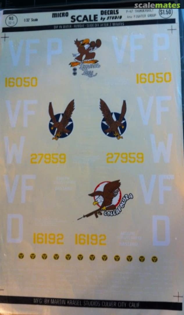 Boxart P-47 Thunderbolt 4th Fighter Group 32-5 Microscale Boxart P-47 Thunderbolt 4th Fighter Group 32-5 Microscale