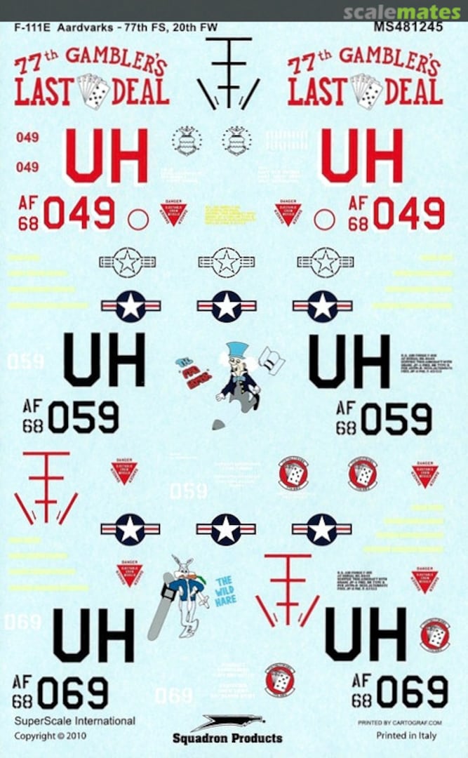 Boxart F-111E Aardvark MS481245 SuperScale International Boxart F-111E Aardvark MS481245 SuperScale International