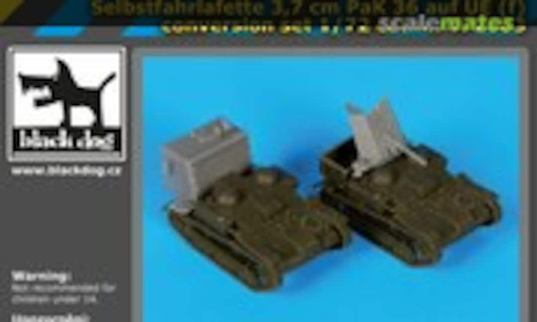 1:72 klFu. und BeobPz. auf Inf.Schlp. UE 630(f) / Sfl. für 3.7cm Pak 35/36 auf Inf.Schlp. UE 630(f) (Black Dog T72083) T72083
