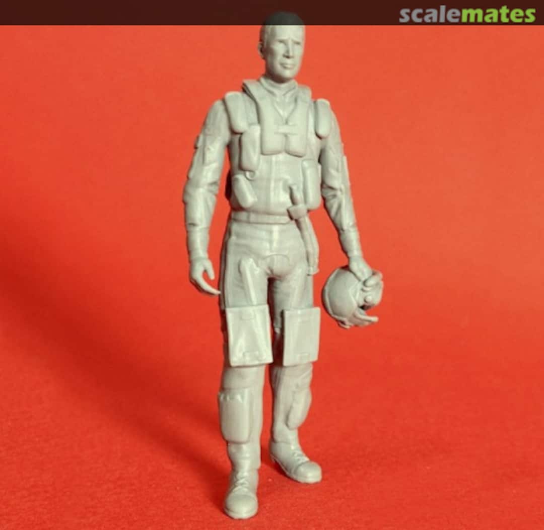 Boxart JAS Gripen pilot, with the helmet in his hand 72-P-005 Pilot Replicas Boxart JAS Gripen pilot, with the helmet in his hand 72-P-005 Pilot Replicas