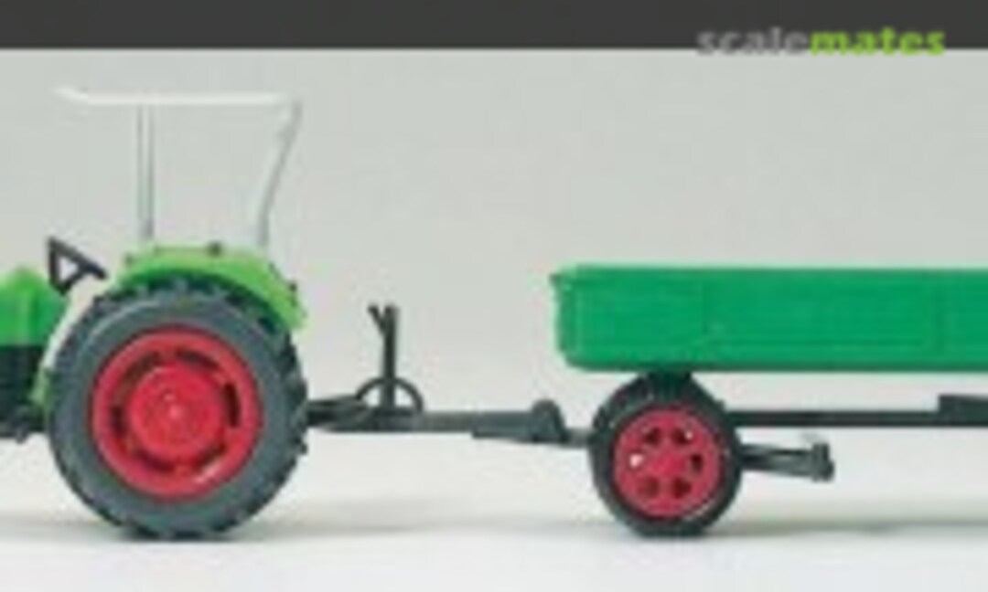Farm tractor DEUTZ D 6206 with trailer (Preiser 17914)