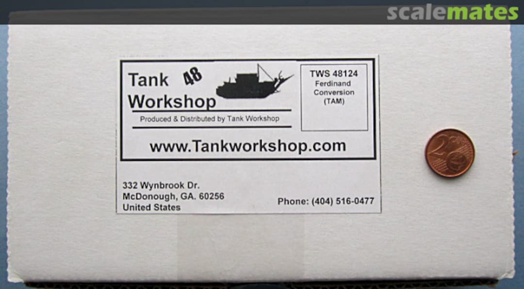 Boxart Sd.Kfz. 184 Ferdinand Conversion TWS48124 Tank Workshop