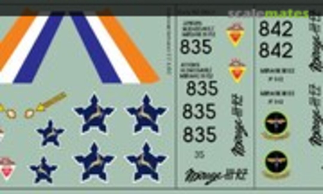 1:32 SAAF Mirage IIIEZ/RZ Update set (MAV Decals MAV-320022) MAV-320022