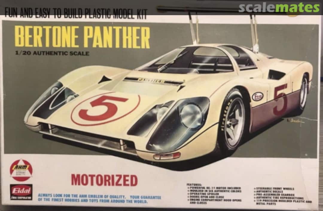 Boxart Panther Bertone E-107 AHM Boxart Panther Bertone E-107 AHM