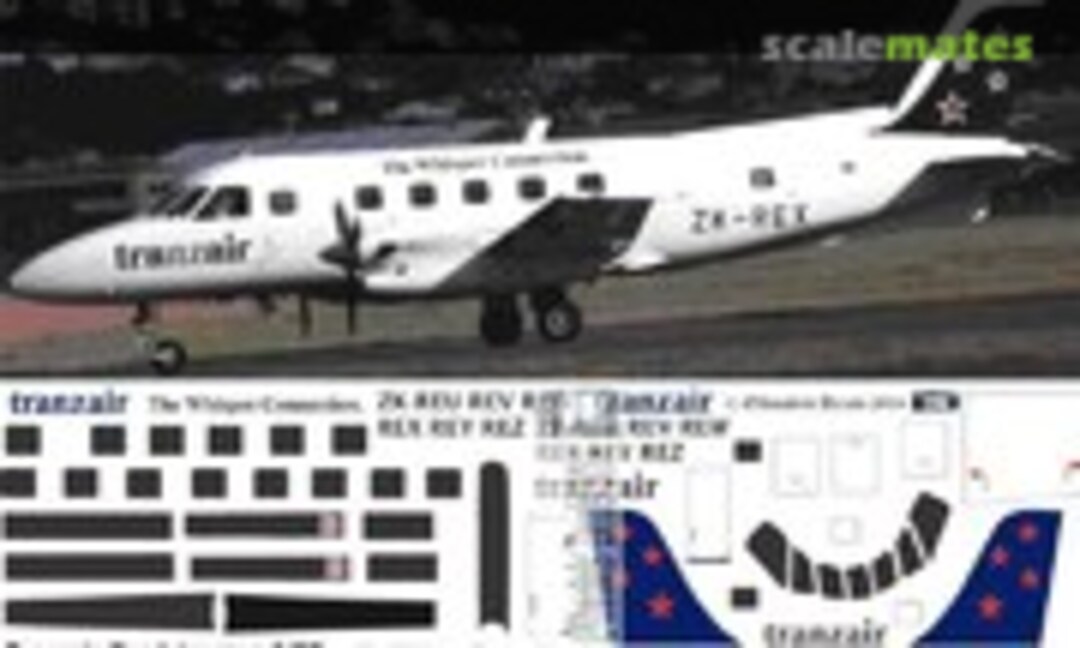 1:72 Bandeirante - Tranzair 1st scheme (Oldmodels Decals OMD0500) OMD0500