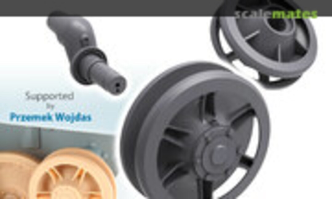 1:35 Panther Idler 665mm Ribbed Back Type (2 Pieces) (T-Rex Studio TR35078-1) TR35078-1