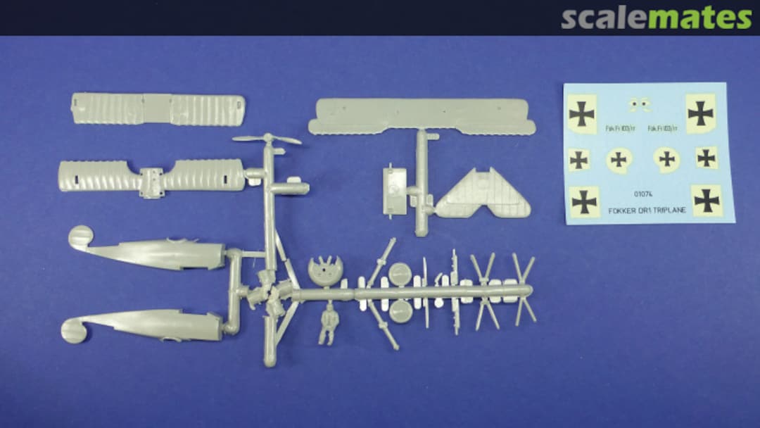 Contents Fokker DR1 1917 01074 Airfix Contents Fokker DR1 1917 01074 Airfix