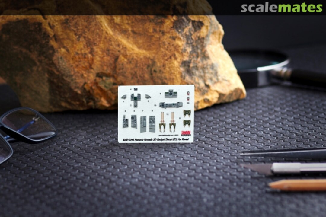 Boxart Panavia Tornado ECR Cockpit 3D Decal Set B3D-0046 Babibi model Boxart Panavia Tornado ECR Cockpit 3D Decal Set B3D-0046 Babibi model