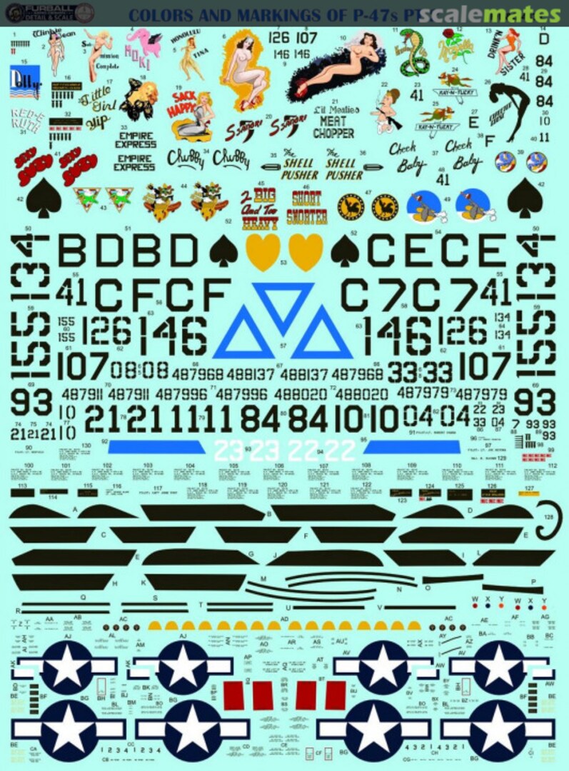 Contents Colors and Markings of P-47s Thunderbolts F/D&S-4830 Furball Aero-Design Contents Colors and Markings of P-47s Thunderbolts F/D&S-4830 Furball Aero-Design