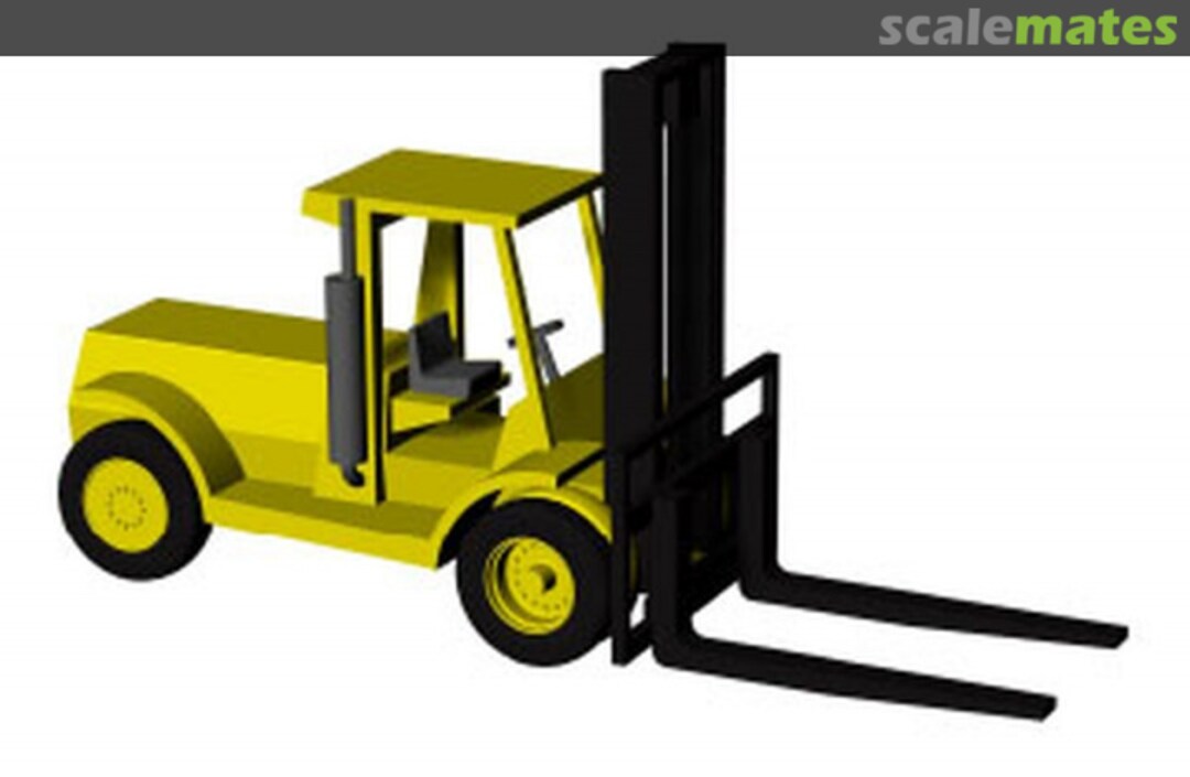 Boxart Hyster 250 Large Forklift x2 - 3D Printed 3D 100 212 L'Arsenal