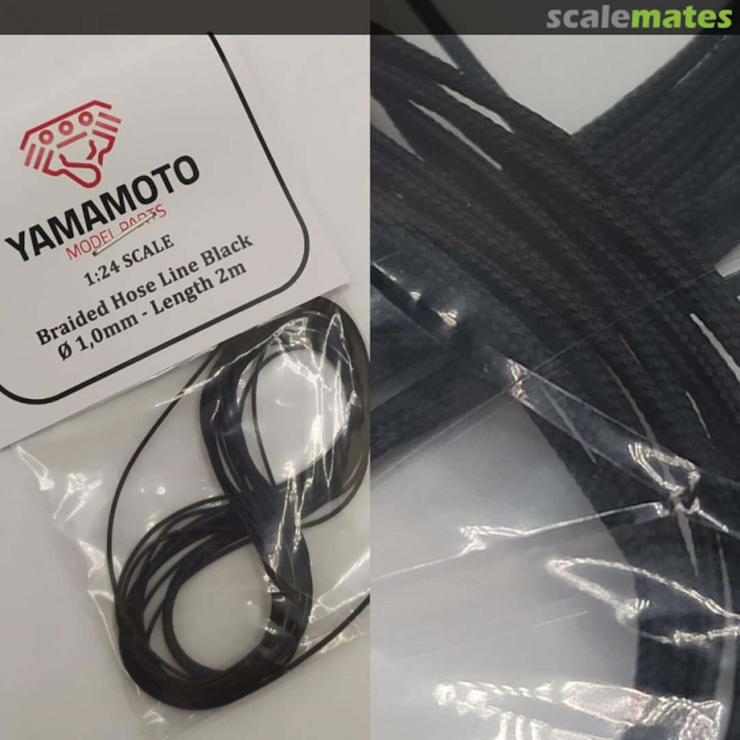 Boxart Braided Hose Line Black 1,0mm 2m TUN69 Yamamoto Model Parts Boxart Braided Hose Line Black 1,0mm 2m TUN69 Yamamoto Model Parts