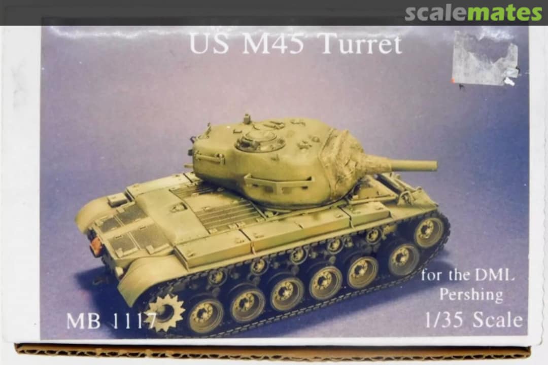 Boxart US M45 Turret MB1117 MB Models Boxart US M45 Turret MB1117 MB Models