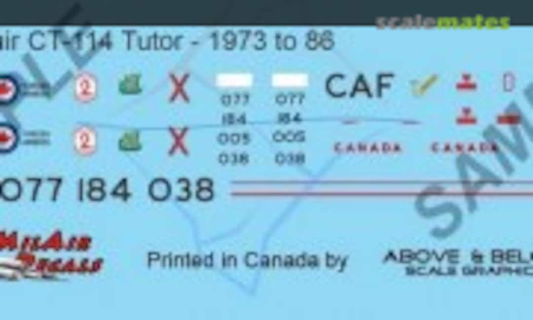 1:48 Canadair CT-114 Tutor (Above & Below Graphics 217) 217