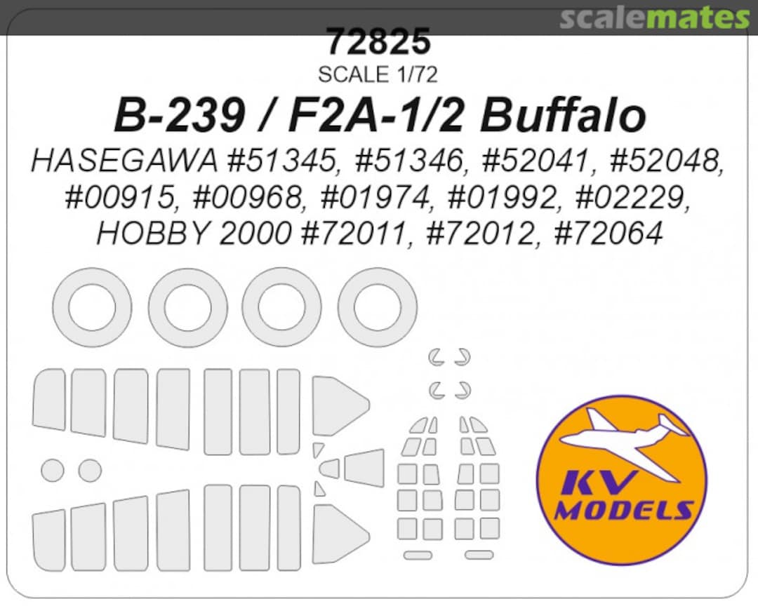 Boxart Brewster B-239 / F2A Buffalo 72825 KV Models Boxart Brewster B-239 / F2A Buffalo 72825 KV Models