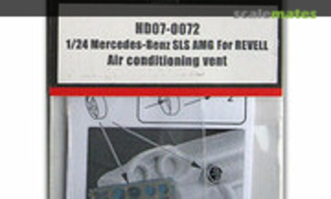 1:24 Mercedes-Benz SLS AMG Air Conditioning Vent (Hobby Design HD07-0072)