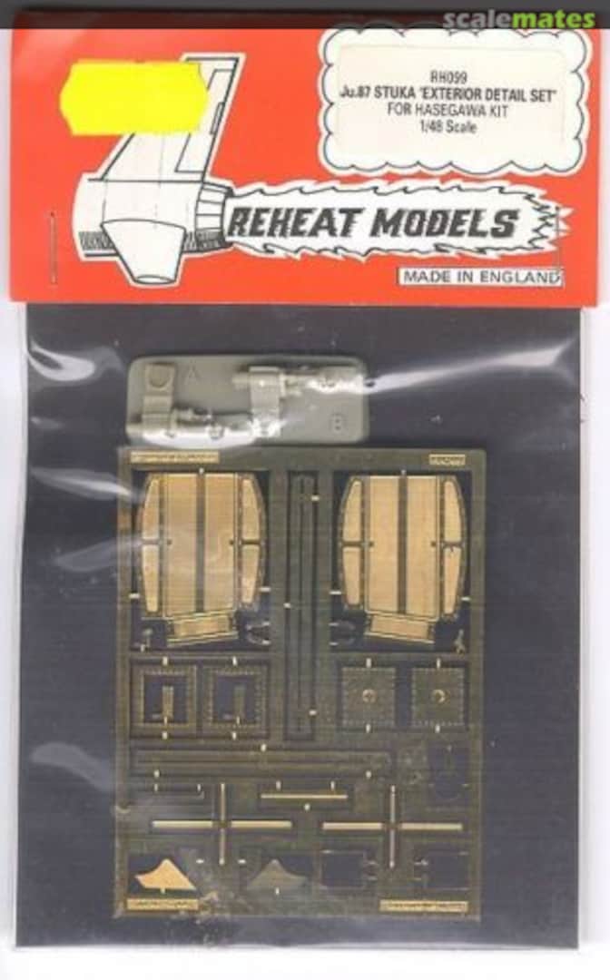 Boxart Ju87B-2 Exterior Detail Set RH099 Reheat Models Boxart Ju87B-2 Exterior Detail Set RH099 Reheat Models